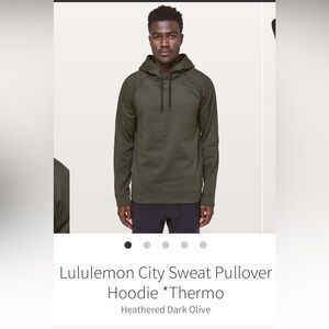 lululemon athletica Men's Olive Hoodie